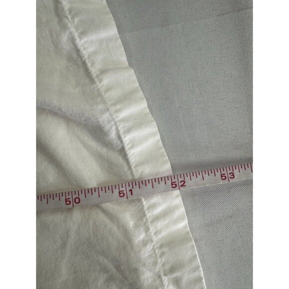 Vintage April Cornell Medium Nightgown White Floral Embroidered Prairie Cottage - Picture 11 of 11